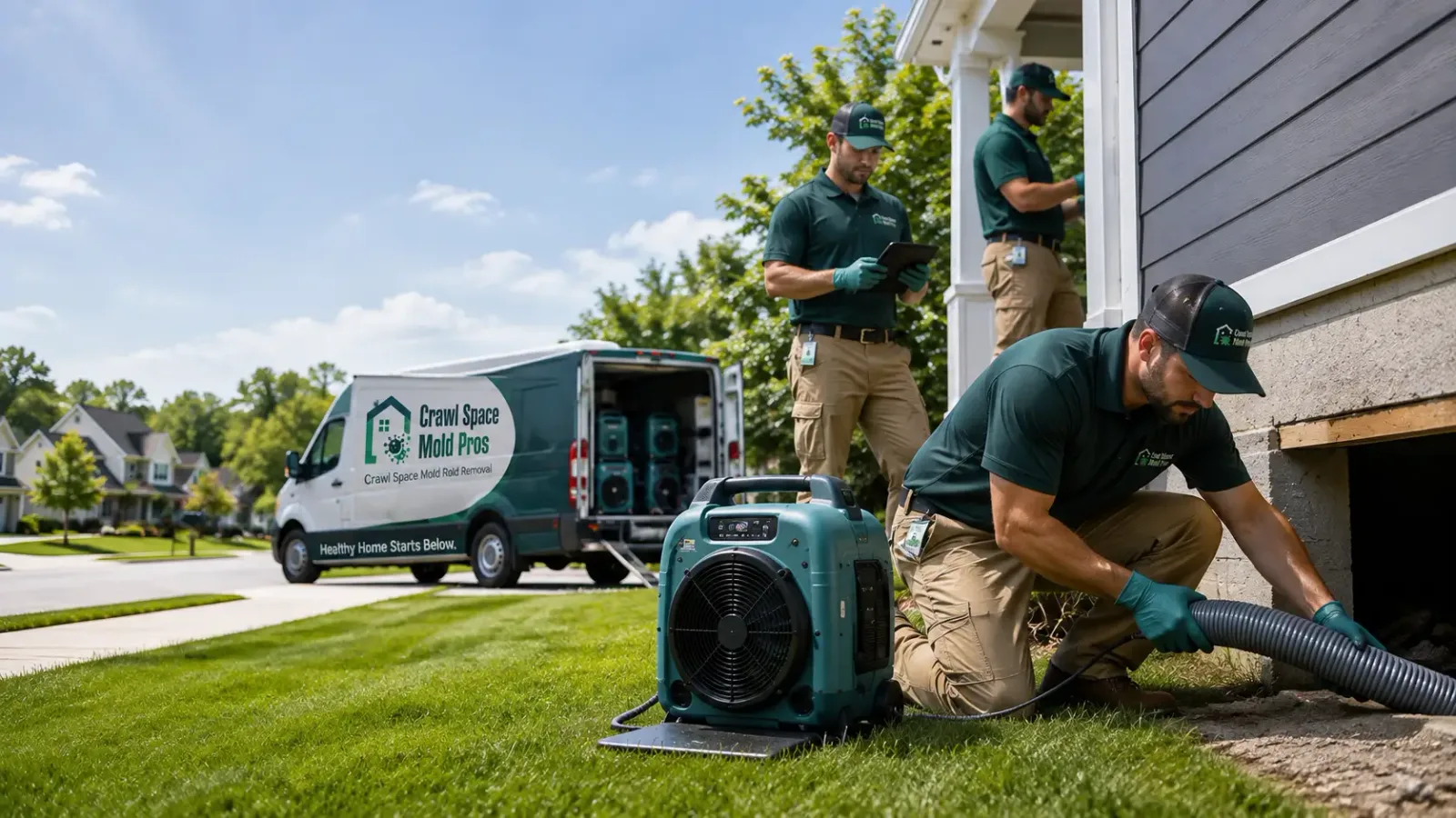 Crawl Space Mold Removal in Amherst, WI